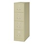 Hirsh Commercial 4-Drawer Vertical File Cabinet, Letter Size, Lockable, 52"H x 15"W x 26.5"D, Putty (14028)~#|#~2CF717E7-6722-45DE-A1CA41724DA7C020_sc7