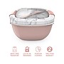 bentgo Salad Container, 5-Compartment, Blush Marble, 54 oz. (BGOSAL-M)~#|#~2CFF11AB-5B38-4406-9604F507B5C94CBD_sc7
