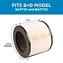 Black & Decker Replacement 3-Stage HEPA Air Purifier Filter, 5.9" x 6.9" x 6.9" (AF1)~#|#~2D000E88-CA16-4F29-A2462AED50C0CC4D_sc7