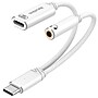 Overtime USB-C to USB-C & 3.5mm Audio and 100W Charging Splitter Adapter, White (OADCTC35WH)~#|#~2D03B671-2F27-4466-A6AC3EB7FB7F58C7_sc7