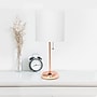 Simple Designs 19.5" LED Table Lamp, Rose Gold/White Shade (LT2024-RGD-CCLB)~#|#~2D08A844-B77B-43BF-9A5BFFEC3CAF13FB_sc7