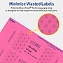 Avery Laser/Inkjet Rectangle Multipurpose Labels, 2" x 7", Bright Pink, 40/Pack (94243)~#|#~2D099C30-1061-4EEA-B860F2BDFE00DCA1_sc7