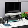 Mind Reader Ventilated Monitor Stand, Up to 24" Monitor, Black (MESHM-BLK)~#|#~2D0E6AD5-6C59-4DD7-B35E9EC7CA8F150F_sc7