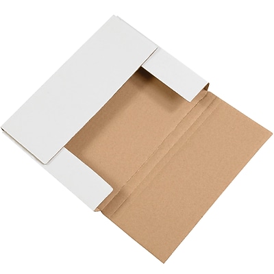 50 Pack White Corrugated Box Mailers - Choose Size From 3x2x2 To 36x4x4 Inches - Shipping Depot W2
