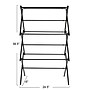 Household Essentials Steel Folding Expandable Clothes Drying Rack, Black (HE1206)~#|#~2D16583F-D798-4D3B-968C215EFBE0AE50_sc7
