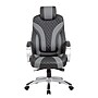 Boss Office Products Ergonomic Vinyl Swivel Executive Chair, Black/Grey (B8871-BKGY)~#|#~2D19378F-81B7-4EBF-B86A93740343CF7E_sc7