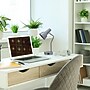 Simple Designs Sleek Essentials LED Desk Lamp, 15.2", with USB Ports, Gray (LD1072-GRY)~#|#~2D231BE1-F725-4C1A-A3D2C64256DFB533_sc7