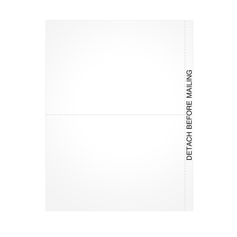 TOPS 2024 1099 Tax Form, 1-Part, 2-Up, 100 Forms/Pack (LBLANKQ) image 1