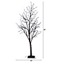 Nearly Natural 5' Pre-Lit Halloween Deluxe Black Twig Artificial Fall Tree with 102 Orange and Purple LED Lights (T4758)~#|#~2D28F5AD-30FF-487D-B610A639589EF6F2_sc7