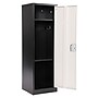 AdirOffice 48"H Single Tier Black/White Storage Locker (ADI629-01-B-W-DL)~#|#~2D2BE5ED-F826-43BF-96090149F76BAC54_sc7