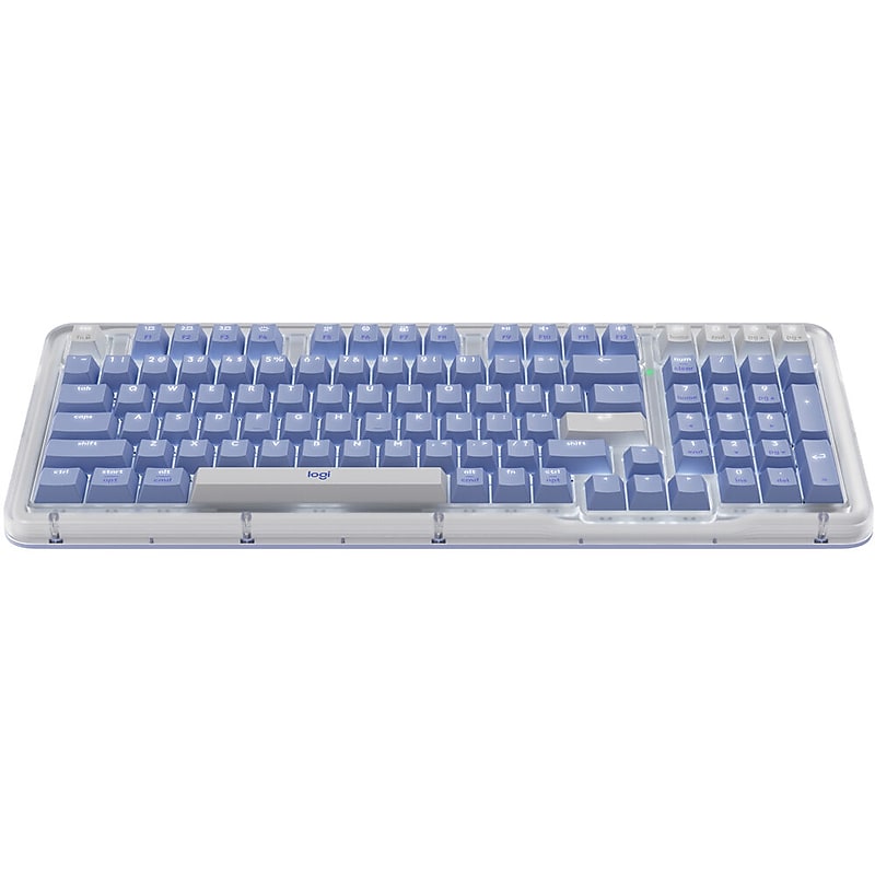 Logitech Alto Keys K98M Ergonomic Wireless Mechanical Keyboard, Lilac (920 013577) image 1