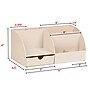 Staples 7-Compartment Plastic Desk Organizer, Warm White (ST63873)~#|#~2D32CD79-71DB-4784-937DE8A1823D382B_sc7
