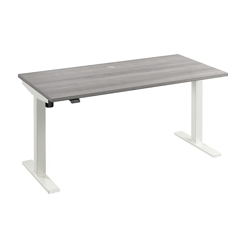 Bush Business Furniture Move 40 Series 60"W Electric Adjustable Standing Desk, Platinum Gray (M4S6030PGWK) image 1