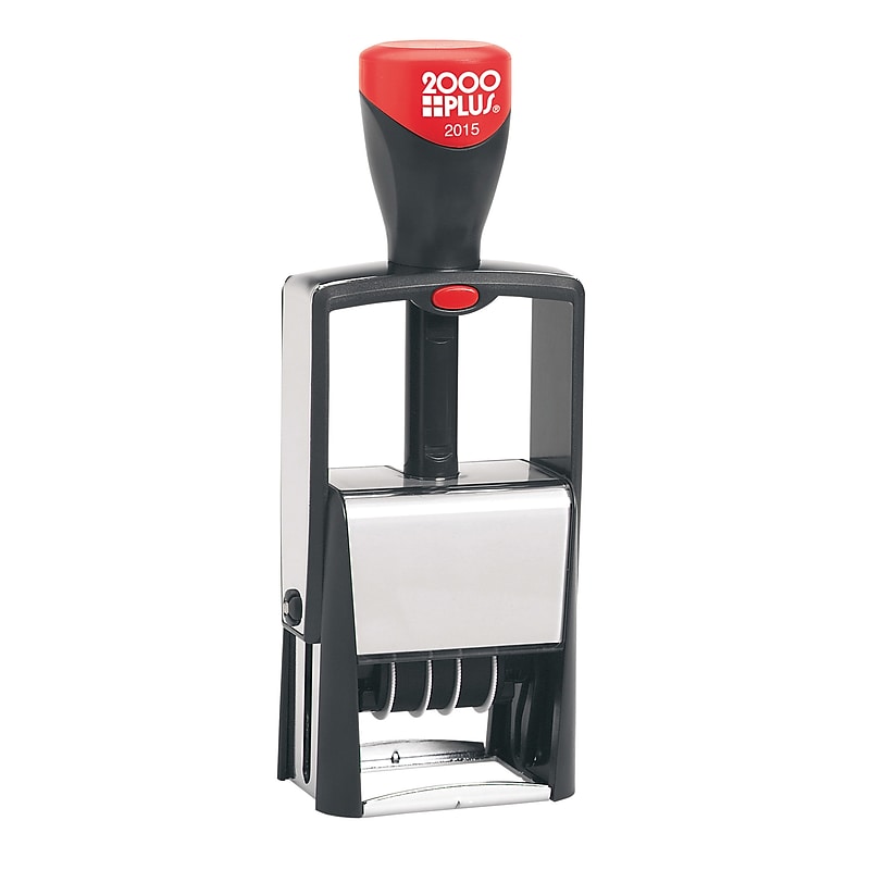 2000 Plus 2015 Rectangle Dater, Black Ink, 1 3/4" x 1 1/8"  (010175) image 1