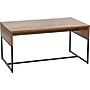 Household Essentials Wrap 35"W x 20"D Laminate Coffee Table, Hickory/Black (8272-1)~#|#~2D39CEE1-FD61-48EF-9F6827DB8D1EEFE8_sc7