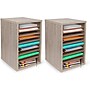 AdirOffice 500 Series 11-Compartment Literature Organizers, 10.75" x 11.75", Medium Oak, 2/Pack (500-11-MEO-2PK)~#|#~2D3C6090-7490-433E-B27632B7681BDC37_sc7