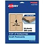 Avery Matte General Use Blank Cards, Kraft Brown, 200/Box (95341)~#|#~2D3F23B2-CAB3-4233-B99996B033699395_sc7