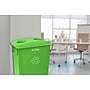 Alpine Polypropylene Can with Bottle Recycling Lid, 23-Gallon, Lime Green, 3/Pack (4778-3-LGRN-3)~#|#~2D410873-FC4A-4341-AB2CCDEFF8171F7E_sc7