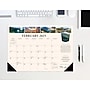 2025 Willow Creek National Parks 17" x 12" Small Monthly Deskpad (47835) Staples