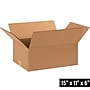 15" x 11" x 6" Shipping Boxes, 32 ECT, Brown, 25/Bundle (15116)~#|#~2D471FC5-AC4D-4C7B-A4C92B0E16ACE076_sc7
