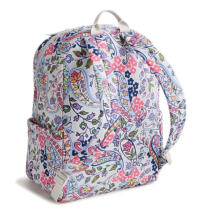 Vera Bradley Laptop Backpack, Large, Maddalena Paisley/Oyster