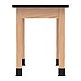 Diversified Woodcrafts School Classroom Rectangular Science Lab Table, 48" x 24", Oak (P7106K30N)~#|#~2D597BAC-89A0-4034-ACB67FCE2E09A43D_sc7
