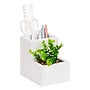 Mind Reader 2-Compartment Desk Organizer, White (PLANDORG-WHT)~#|#~2D5BAD6C-7654-4713-A6661B233362A3E1_sc7