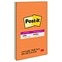 Post-it Super Sticky Notes, 5" x 8", Energy Boost Collection, Lined, 45 Sheet/Pad, 4 Pads/Pack (5845SSUC)~#|#~2D5BD643-B811-4078-BF5E98638A434748_sc7