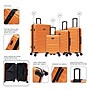 InUSA Trend 4-Piece Hardside Spinner Luggage Set, TSA Checkpoint Friendly, Orange (IUTRESMLXL-ORA)~#|#~2D5F7E34-C0E6-4BEB-AA2EDC9A1F81F15B_sc7