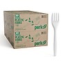 Perk™ Eco Compostable PLA Fork, Medium-Weight, White, 1800/Carton (PK56201CT)~#|#~2D5F9D15-6F5D-4B18-9C20C43F82AC896B_sc7
