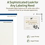 Avery Dissolvable Rectangle Multipurpose Labels, 5" x 6", Off-white, 20/Pack (94257)~#|#~2D61D5A4-2C51-48BD-970A2F9DA1470972_sc7