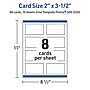 Avery Double Black Border Matte Blank Card, White, 80/Pack (S00-D2D)~#|#~2D62263B-30A4-45F6-AFAC47BE5AF7EE6A_sc7