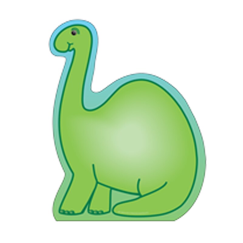 Creative Shapes Dinosaur Memo Pad, Multicolor, 6/Bundle (SE-1933-6) image 1