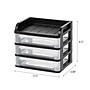 Iris Small 3-Drawer Desktop Storage, Plastic, Black (150163)~#|#~2D6CEE91-EE93-4FAD-96B035F24F0613A6_sc7