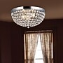 Elegant Designs Crystal 2 Light LED Flush Mount Ceiling Light, Chrome (FM1000-CHR)~#|#~2D7011D7-2A52-476F-8877A1A03946116E_sc7