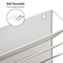 Mind Reader 5-Pocket Metal Mesh Mountable Wall File, Letter Size, White (MAGSTACK-WHT)~#|#~2D70DC5E-72D2-422B-9F579B430036DA28_sc7