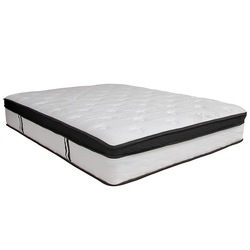 Flash Furniture Capri Comfortable Sleep 12" Memory Foam & Pocket Spring Mattress, Full (CLBT33PMR12MF) image 1