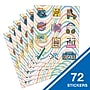 Carson Dellosa Education Happily Ever Elementary Retro Remix Motivational Stickers, Multicolored, 72/Pack, 6 Packs/Bundle~#|#~2D7C0B80-7512-4489-8CD5968E60A6D047_sc7
