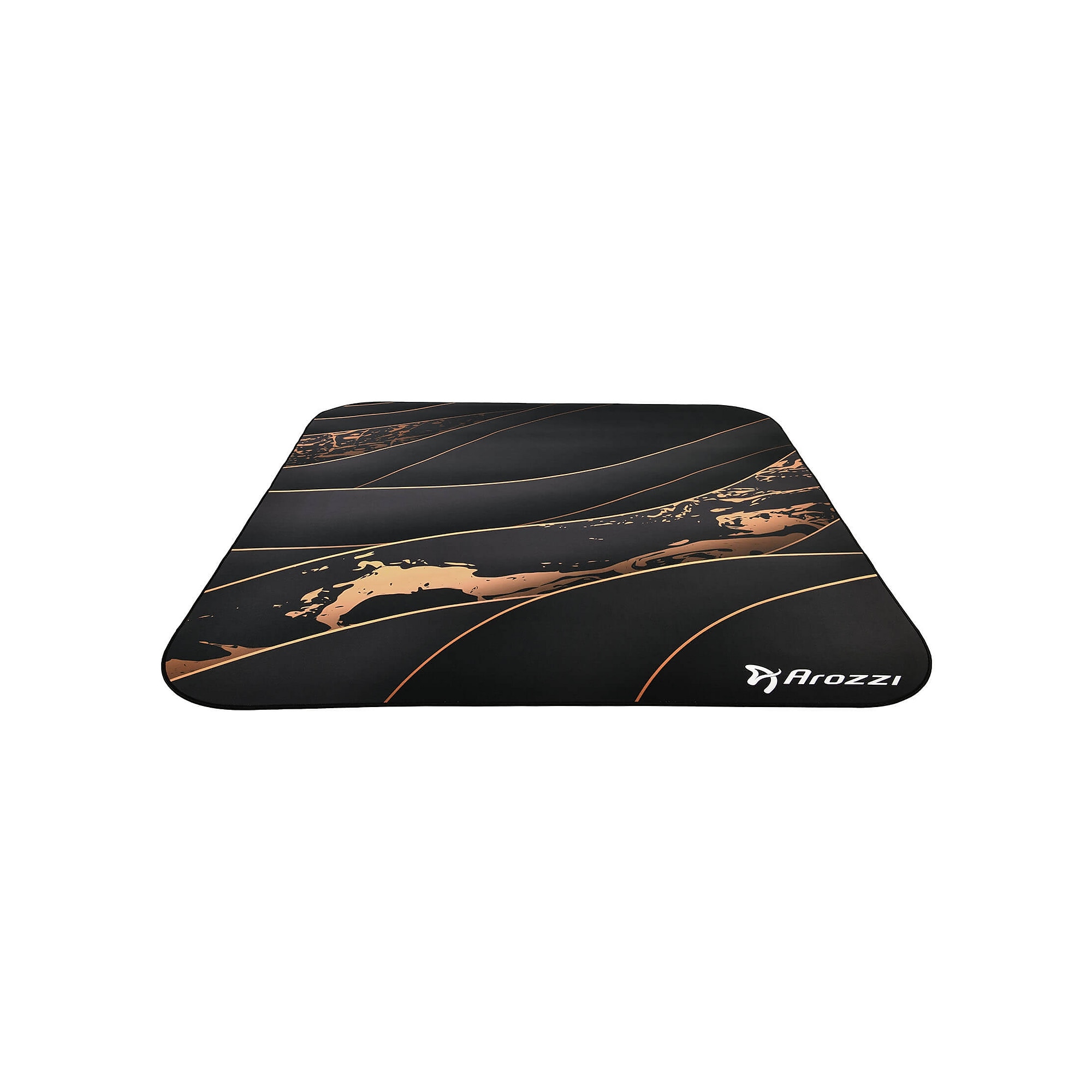 Arozzi ZONA Quattro Collection Carpet & Hard Floor Chair Mat, Black/Gold (AZ-ZONA-QTRO-BKGD) Sansujyuku sansujyuku.com