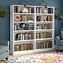 Bush Furniture Universal 72"H 5-Shelf Bookcase, Pure White, 2/Set (UB003PW)~#|#~2D7CDDA7-11EB-4909-BA6EFBA18FECF6B6_sc7