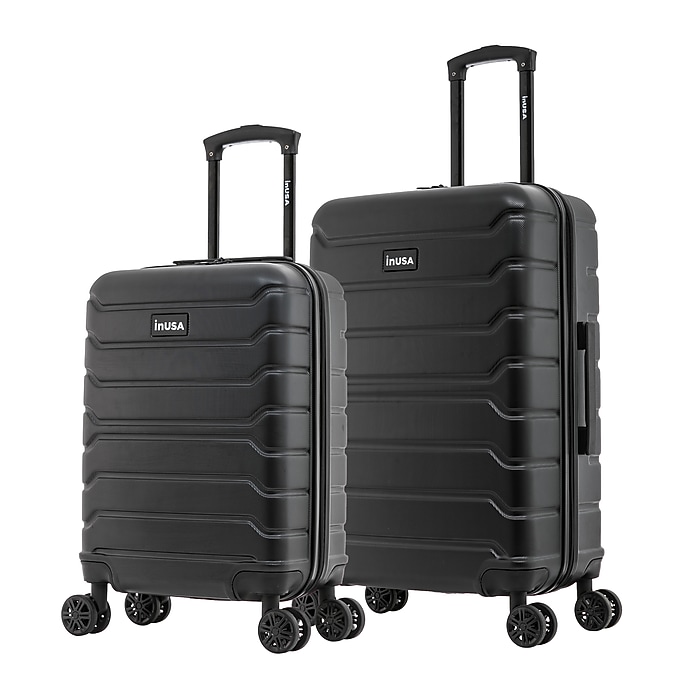 InUSA Trend 2-Piece Hardside Spinner Luggage Set, TSA Checkpoint