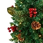 Nearly Natural 2 ft. Pre-Lit Pinecone and Berries Artificial Christmas Tree, 35 Lights, Green (T1695)~#|#~2D8DD3EC-127A-499B-A0D37EB07EA15E3B_sc7