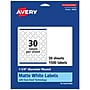 Avery Laser/Inkjet Round Multipurpose Labels, 1.25" Dia, Matte White, 1500 Labels/Box (94505)~#|#~2D9102FC-F083-486E-B4D1FDB10C1B7C21_sc7