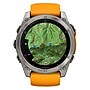 Garmin fenix 8 AMOLED Multisport GPS Watch, 51-mm, Titanium Stainless Steel Bezel with Orange/Graphite Band (010-02905-10)~#|#~2D918539-B673-4687-AD68603986180AF3_sc7