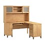 Bush Home Somerset 60" W L Shaped Computer Desk with Hutch, Maple Cross (SET002MC)~#|#~2D92B51D-6B71-4AFF-860B48764CDDD035_sc7