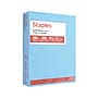 Staples 110 lb. Cardstock Paper, 8.5" x 11", Blue, 250 Sheets/Ream (49702)~#|#~2D95875A-8407-437D-B92638B372C063A0_sc7