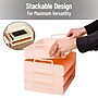 Mind Reader Plastic Side Loading Stackable Letter Tray, Letter Size, Pink (DANSTACK4-PNK)~#|#~2D95C5A6-EE7E-41CB-B29ACCDF00197A59_sc7