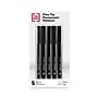 TRU RED™ Pen Permanent Markers, Fine Tip, Black, 5/Pack (TR54524)~#|#~2DA23EE3-26BC-49DF-8D60135B410A60CE_sc7