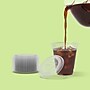 Perk Eco Compostable Straw Slot Cup Lids, 500 Count Bulk Disposable Lids for 12–16 Oz Cold Cups, Clear~#|#~2DA24949-3B15-4013-B0C3FDA01EFA23ED_sc7