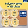 Perk™ Medium-Weight Paper Plates, 6", Yellow/White, 500/Carton (PK54328CT)~#|#~2DA6E2CD-7A5E-4AE0-B87615098F01D0BD_sc7